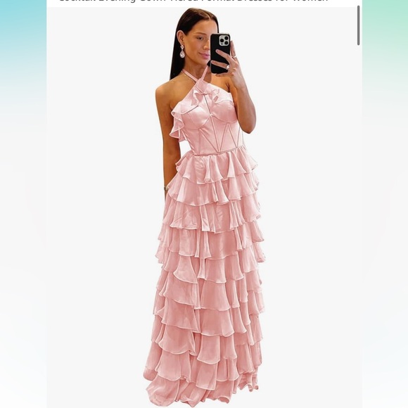 Pink Ruffle Dress - Picture 3 of 3